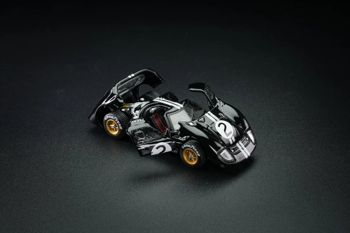 (Coming Soon) FG 1:64 GT40 Mk II #2 B/FG Black