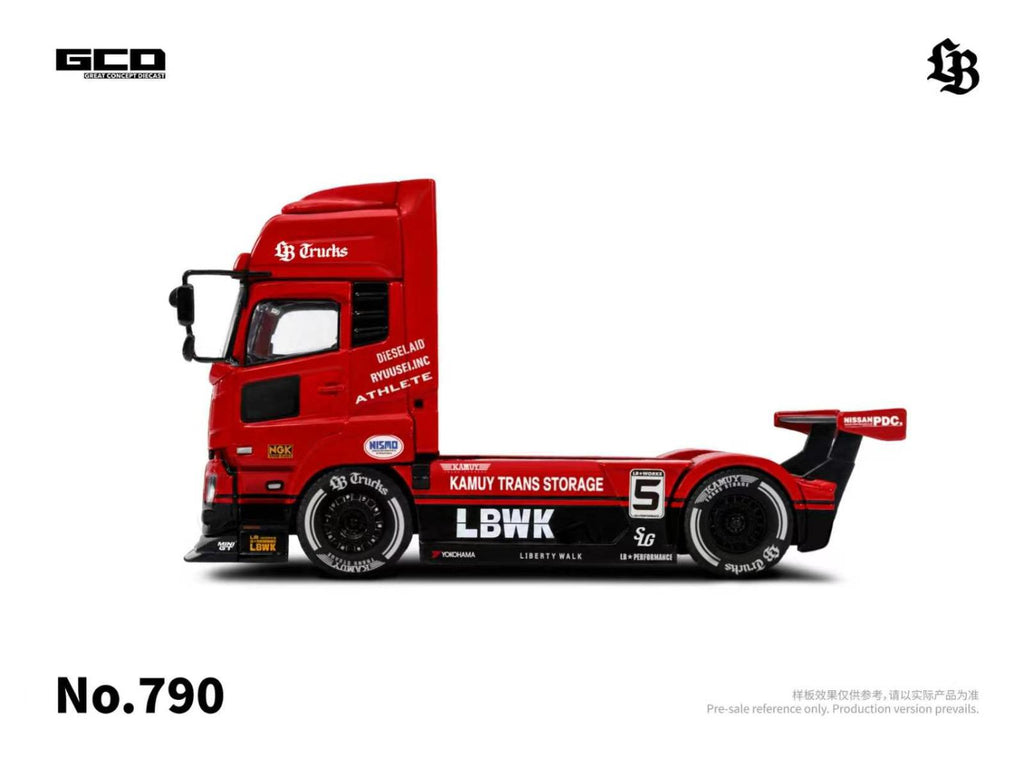 (Coming Soon) GCD 1:64 LBWK UD Quon 2022 Super Silhouette -Red – Special Edition – Red
