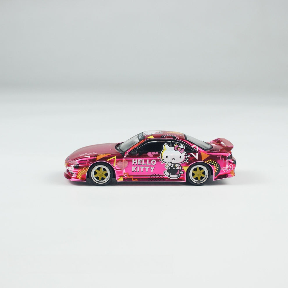 Tarmac Works Vertex Silvia Hello Kitty Pink Chrome APA Expo Exclusive