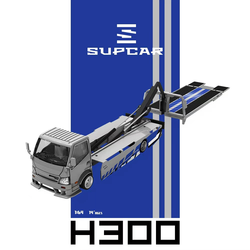 (Coming Soon) SUPCAR 1:64 H300 Blue&Silver Livery