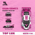 (Coming Soon) TOPLUX 1/64 Pink White 911GT3R Iron Dames Diecast Model