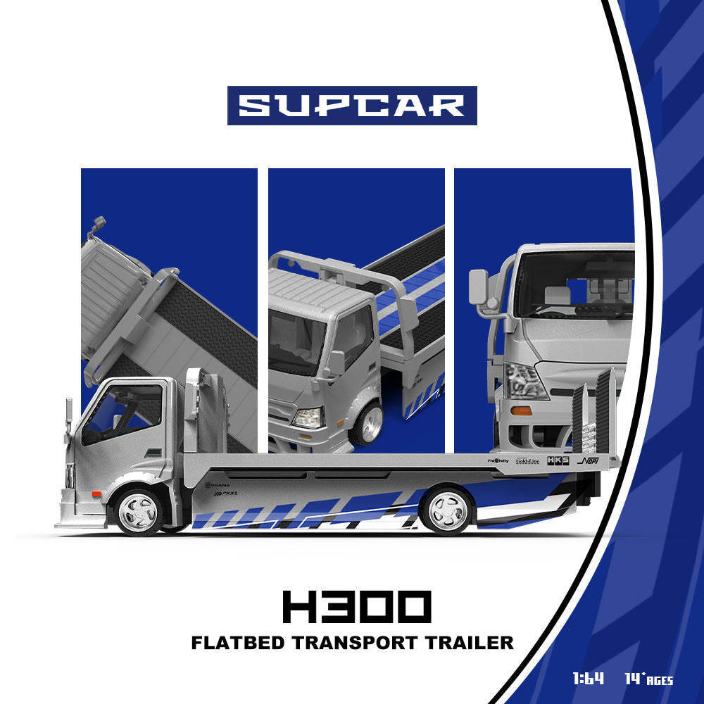 (Coming Soon) SUPCAR 1:64 H300 Blue&Silver Livery
