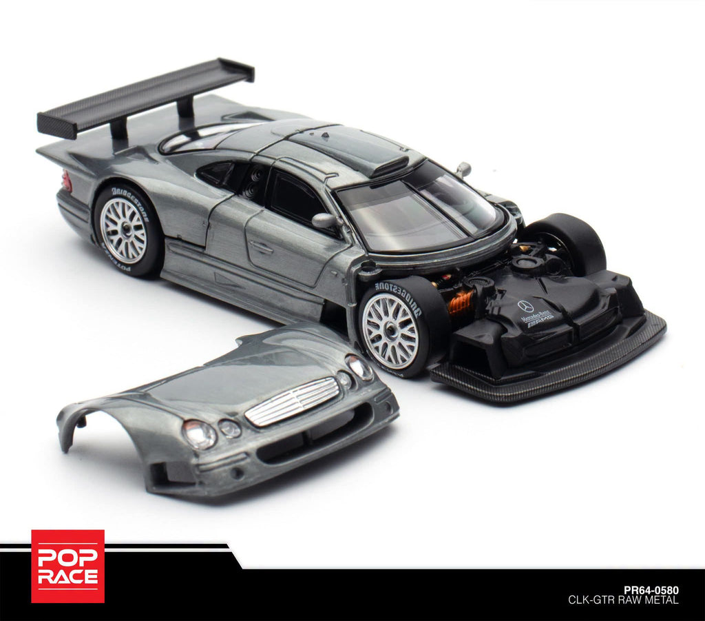 POPRACE x VDX 1/64 CLK GTR RAW METAL (HONG KONG TOYCAR SALON 2026)
