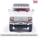 (Coming Soon) IXOAMERICA 1:64 1986 Ford F-150 XLT Lariat Long Bed Styleside 4x2 - Combination Tu-Tone Colonial with and Dark Grey Metallic