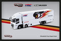 TARMACWORKS 1:64 Mitsubishi Fuso Super Great Honda Racing Team Mugen