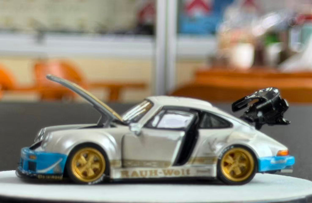 (Coming Soon) PGM 1:64 RWB 930 Matte White - Luxury Version