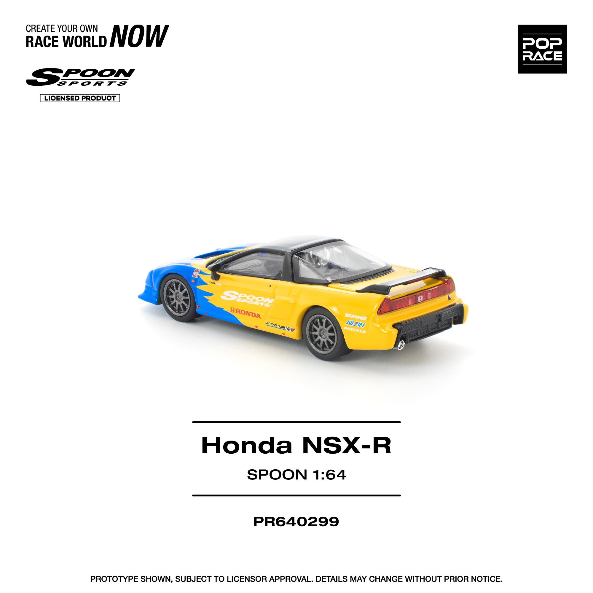 (Coming Soon) POPRACE 1/64 HONDA NSX-R SPOON