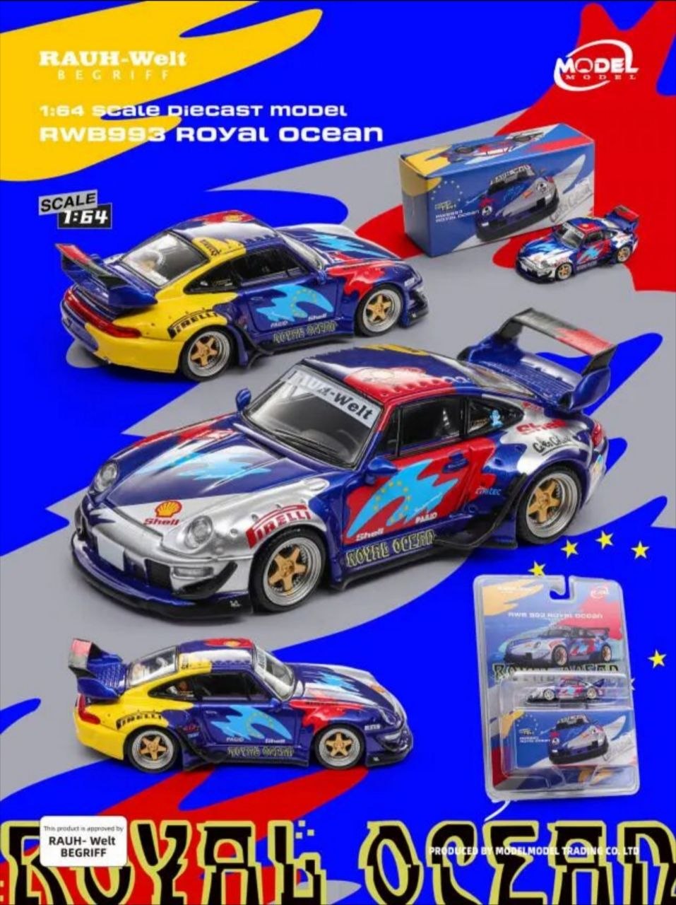 (Coming Soon) MODELMODEL 1/64 RWB993 Royal Ocean