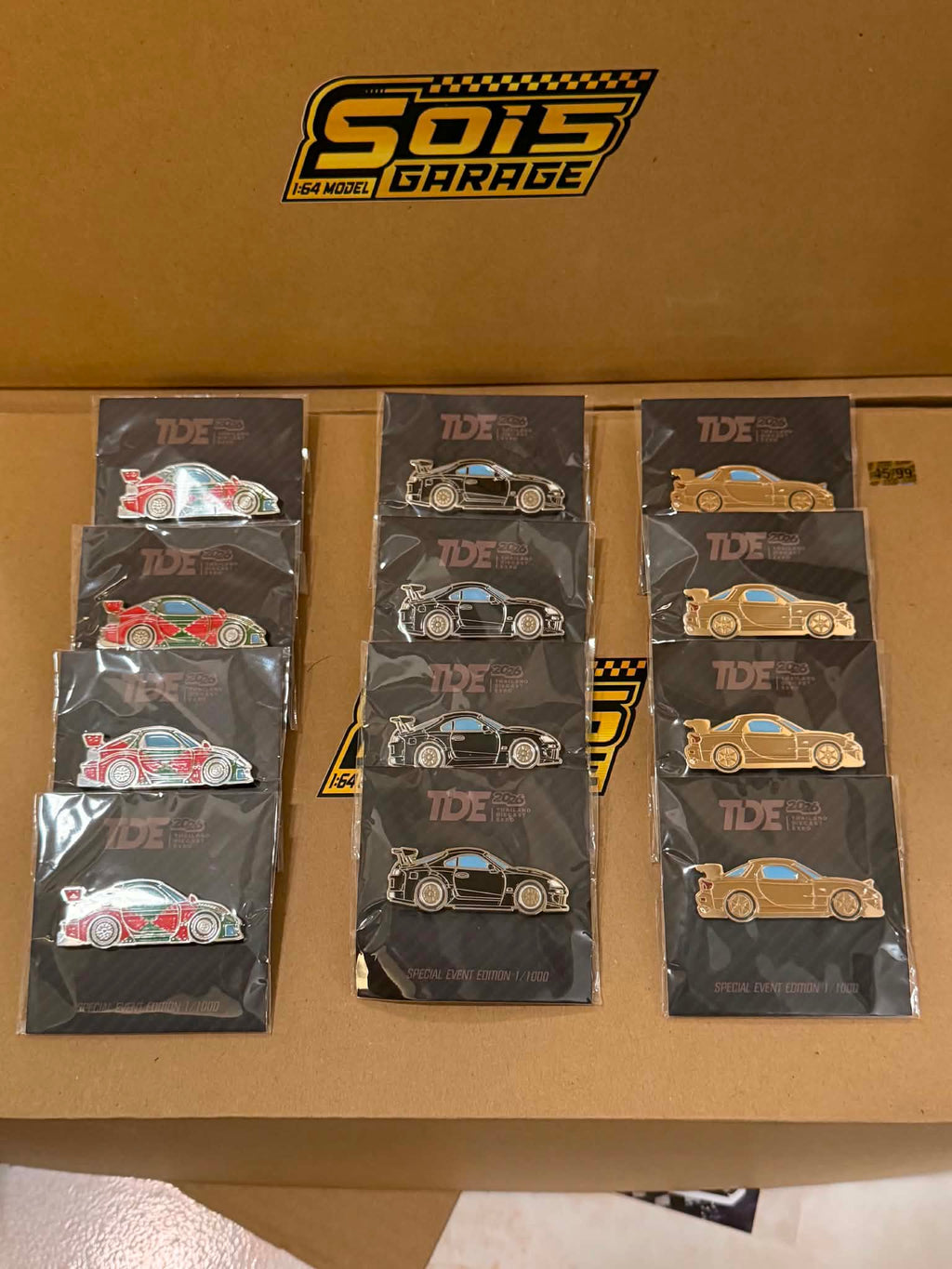 (Pre-Order) TDE 2026 Special Event 3 Piece Pin Set (1 of 1000)