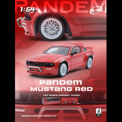 (Coming Soon) MODELMODEL 1/64 Pandem Mustang Red
