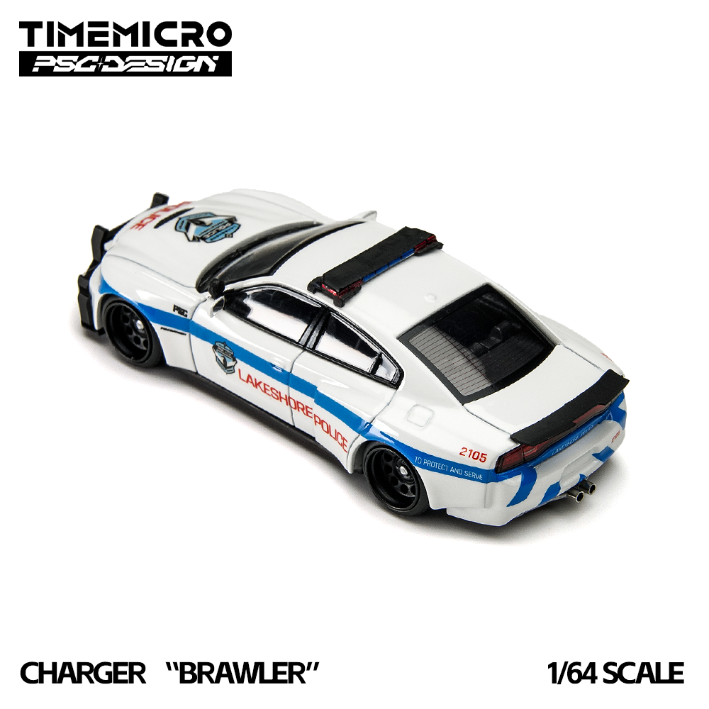 (Coming Soon) TimeMicro × PSC DESIGN 1:64 Dodge CHARGER"BRAWLER”