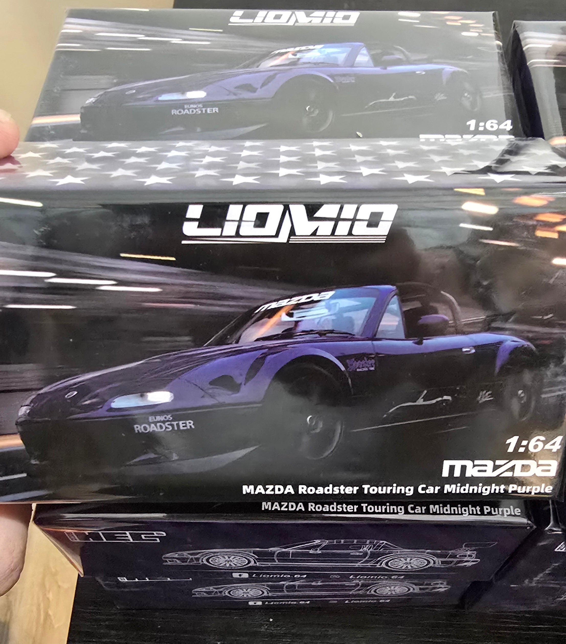 LIOMIO 1/64 Mazda MX-5 NA Roadster HEC Beijing Expo **CHASE CARS ARE RANDOMLY PACKED**