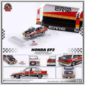 (Coming Soon) BMC 1/64 Honda Civic EF2 1991 - White - Motul (RHD)