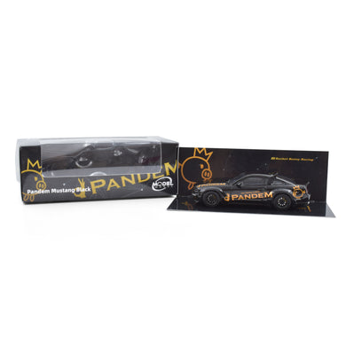 (Coming Soon) MODELMODEL 1/64 Pandem Mustang Black