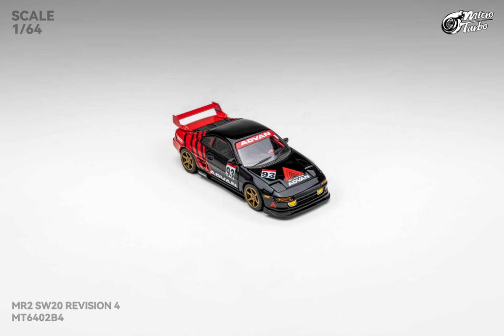 (Coming Soon) MICROTURBO 1/64 MR-2 SW20 Advan Livery