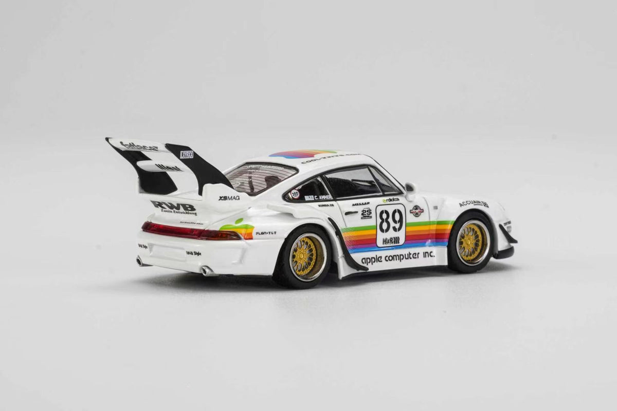 (Coming Soon) MOTORHELIX x TS Exclusives 1/64 RWB 993 APPLE - Blister Pack