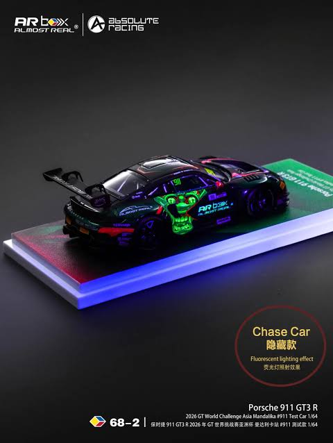 (Coming Soon) ALMOST REAL 1/64 Porsche 911 GT3 R 2026 GT World Challenge Asia Mandalika #911 Test Car