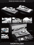 (Coming Soon) MORTALMODEL 1/64 NISSAN S14 KOUKI - White Diecast
