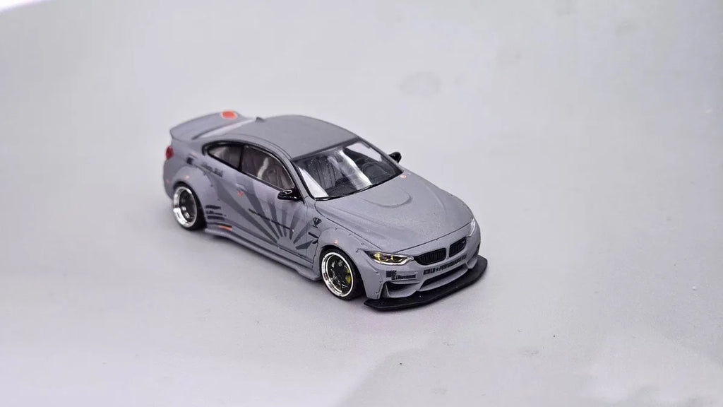 (Coming Soon) DAP 1:64 LB Widebody M4 F82. Combat Gray