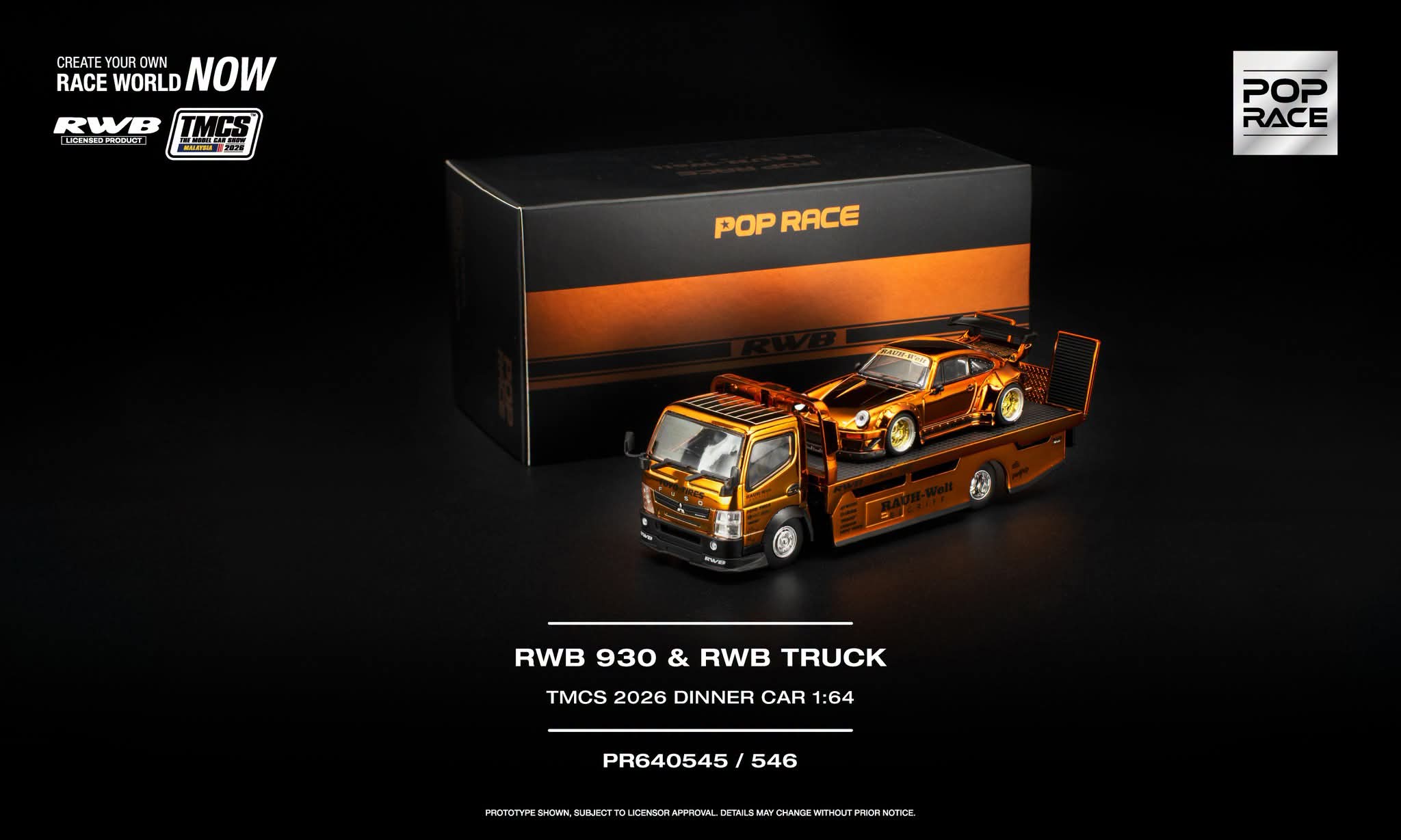 (Coming Soon) POPRACE TMCS RWB 930 & Fuso 300 Dinner Exclusive (ONLY 1 AVAILABLE)