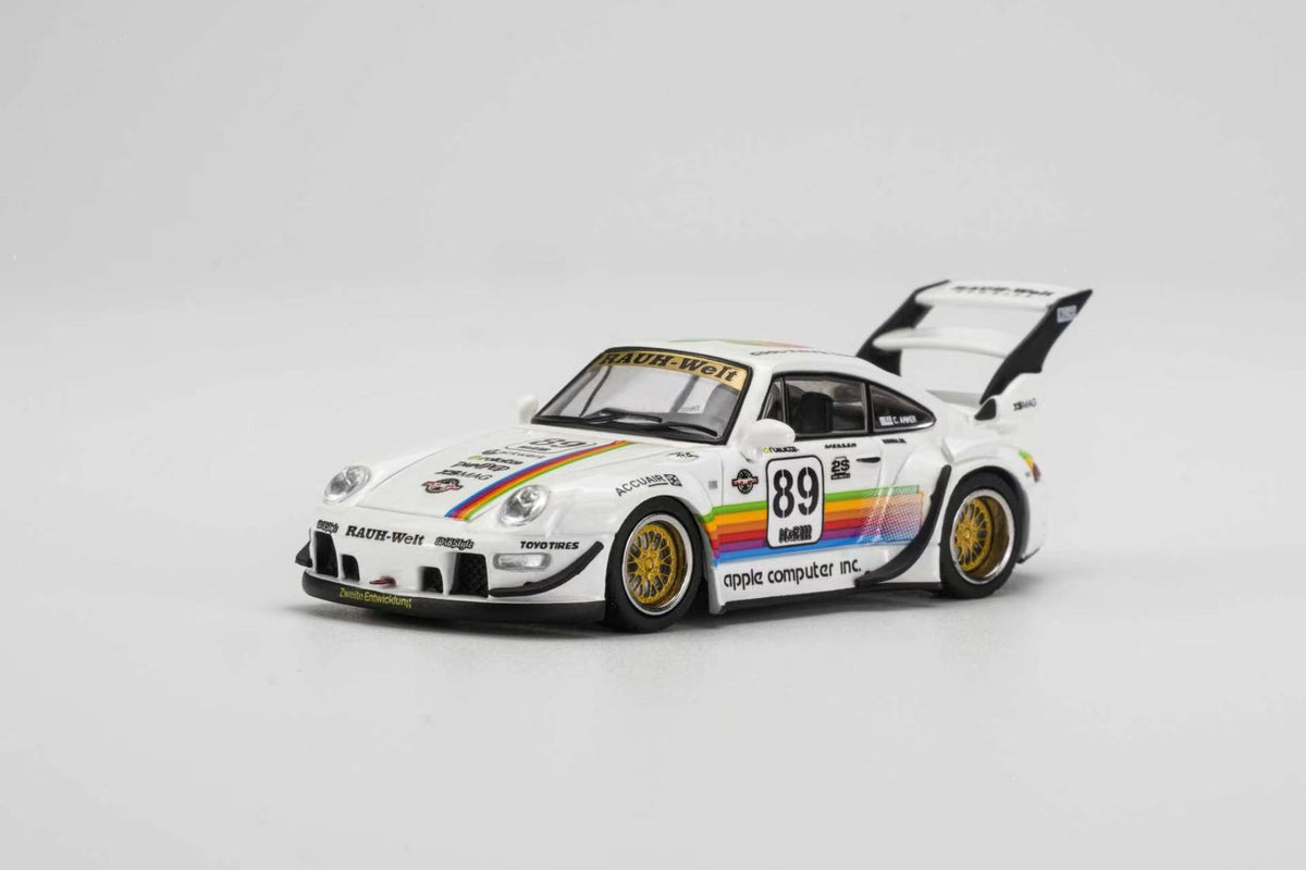 (Coming Soon) MOTORHELIX x TS Exclusives 1/64 RWB 993 APPLE - Blister Pack