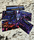 Midnight City Diecast 4 pcs Sticker Pack