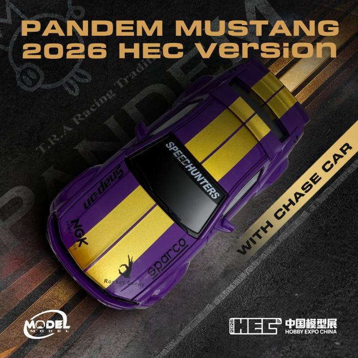 MODELMODEL 1:64 MUSTANG HEC 2026 Beijing Expo **CHASE CARS ARE RANDOMLY PACKED**