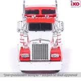 (Coming Soon) IXOAMERICA 1:64 1990 Kenworth W900 - Red and Gold stripe