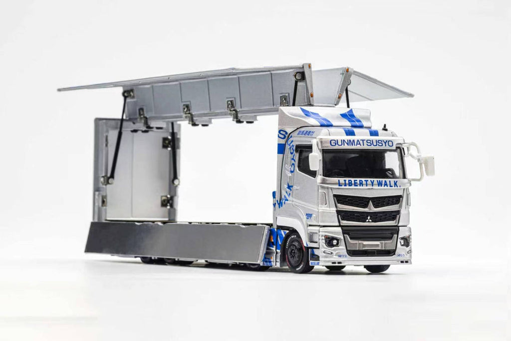 GCD 1/64 LB TRUCK Mitsubishi Fuso Super Great SILVER - TAS Tokyo Exclusive Version
