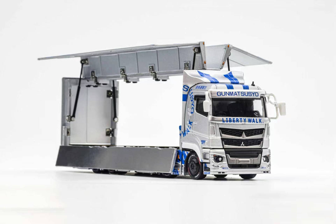 GCD 1/64 LB TRUCK Mitsubishi Fuso Super Great SILVER - TAS Tokyo Exclusive Version