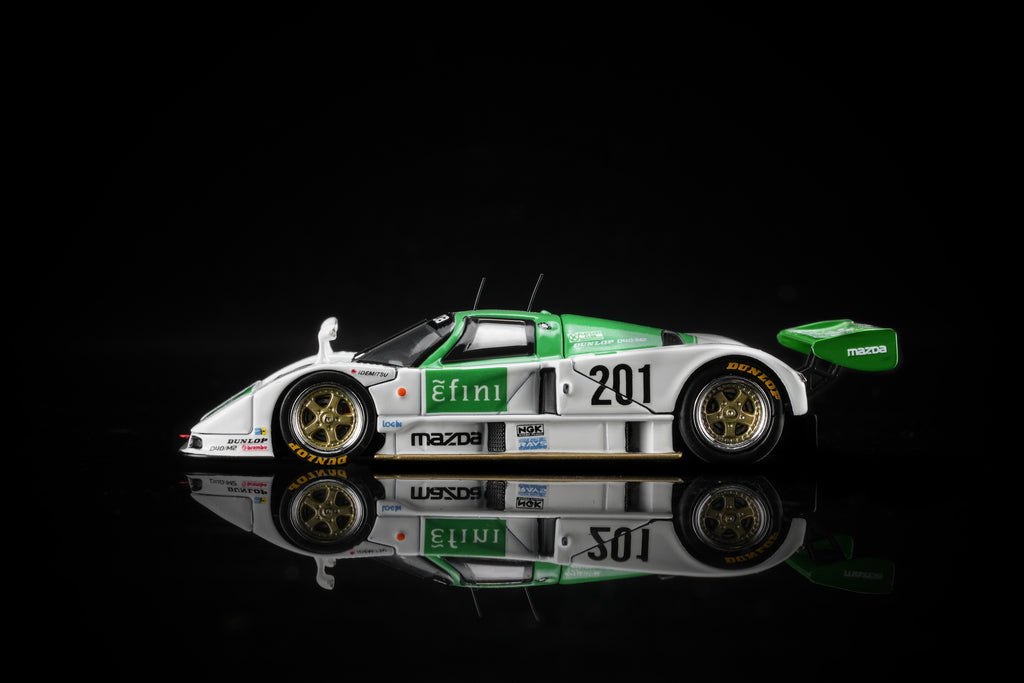 (Coming Soon) MOTORHELIX 1/64 Mazda 787B #201 Green/White