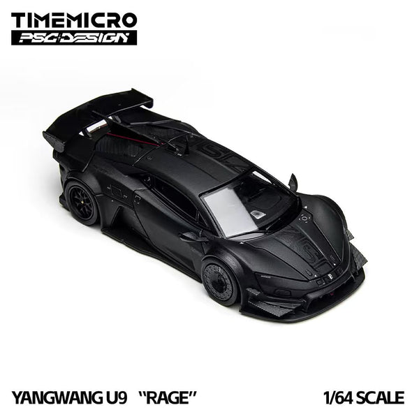 TIMEMICRO × PSC DESIGN 1:64 BYD YANGWANG U9 "RAGE" - Black