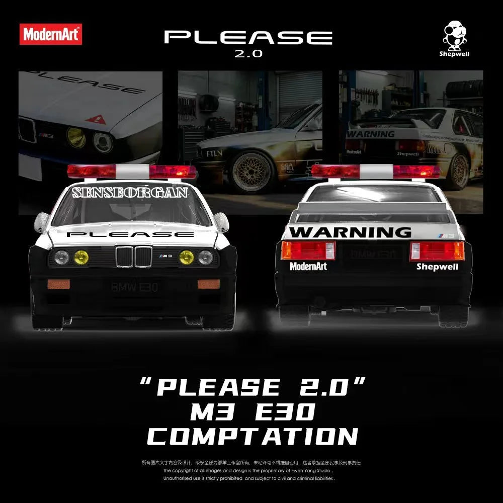 (Coming Soon) MODERNART & SHEPWELL collaboration model - E30 M3 series - "Please 2.0"