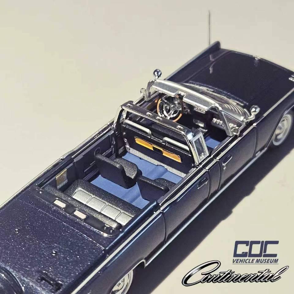 (Coming Soon) GOC 1/64 Lincoln Continental X100 Kennedy Limousine - 2026 Malaysia TMCS Exhibition Edition
