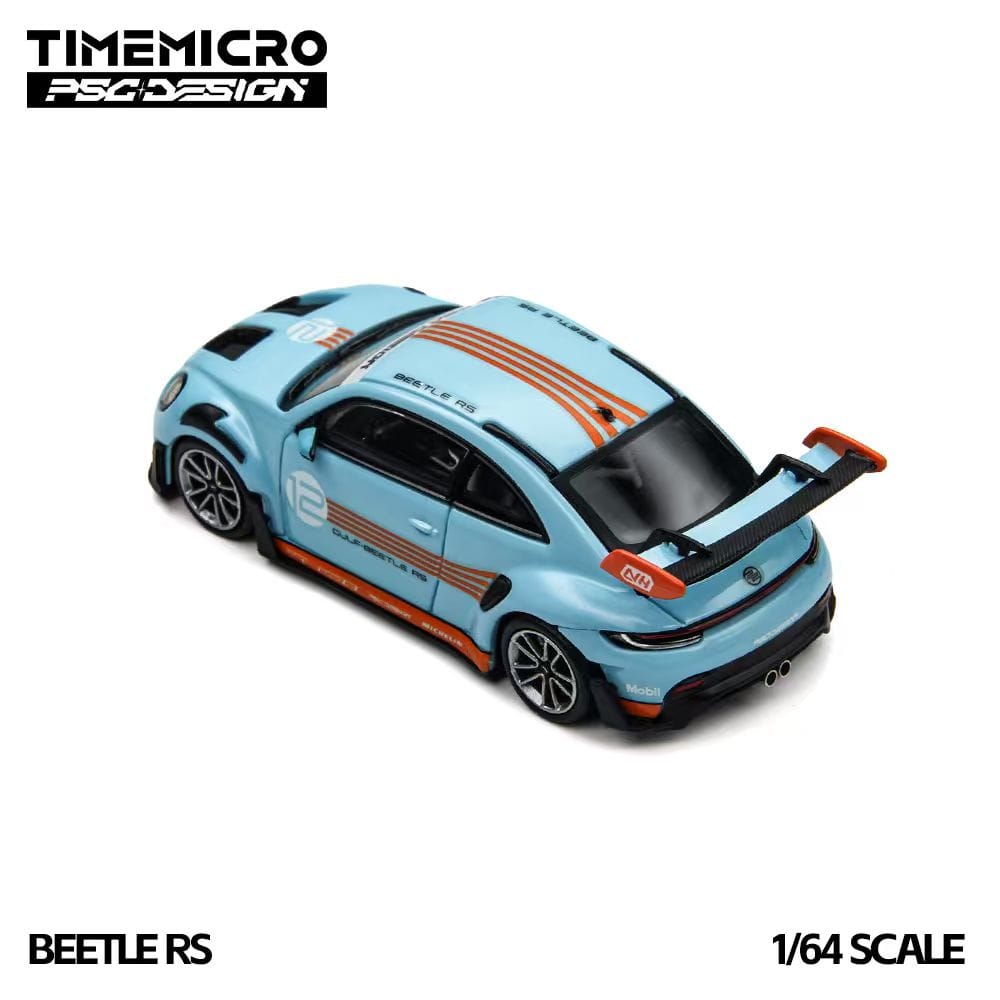 (Coming Soon) TIMEMICRO × PSC DESIGN 1/64 Beetle RS -  Gulf Blue