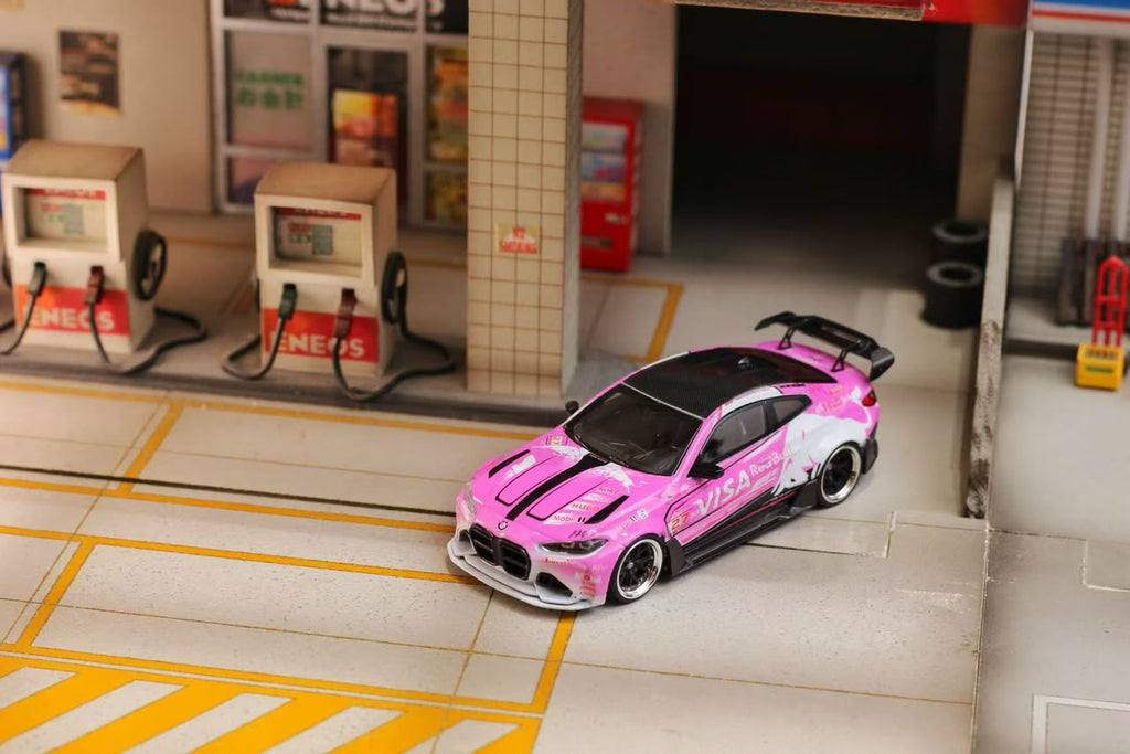 (Coming Soon) STREETWEAPON 1:64 G82 M4 Diecast - Pink Red Bull Livery