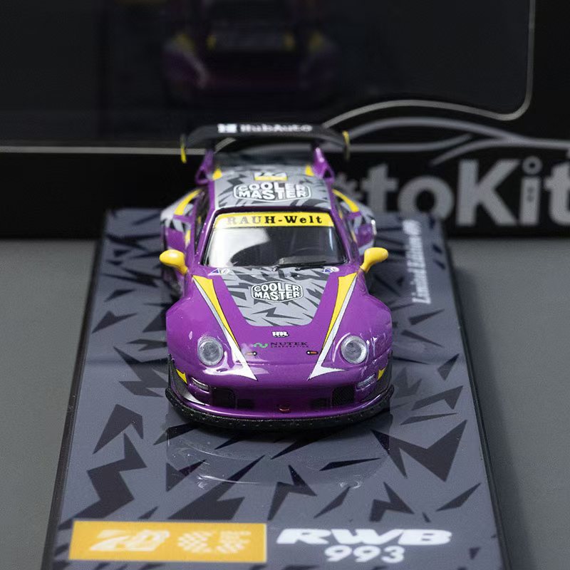 (Coming Soon) MOTOKIT 1:64 Porsche RWB 993 - Purple
