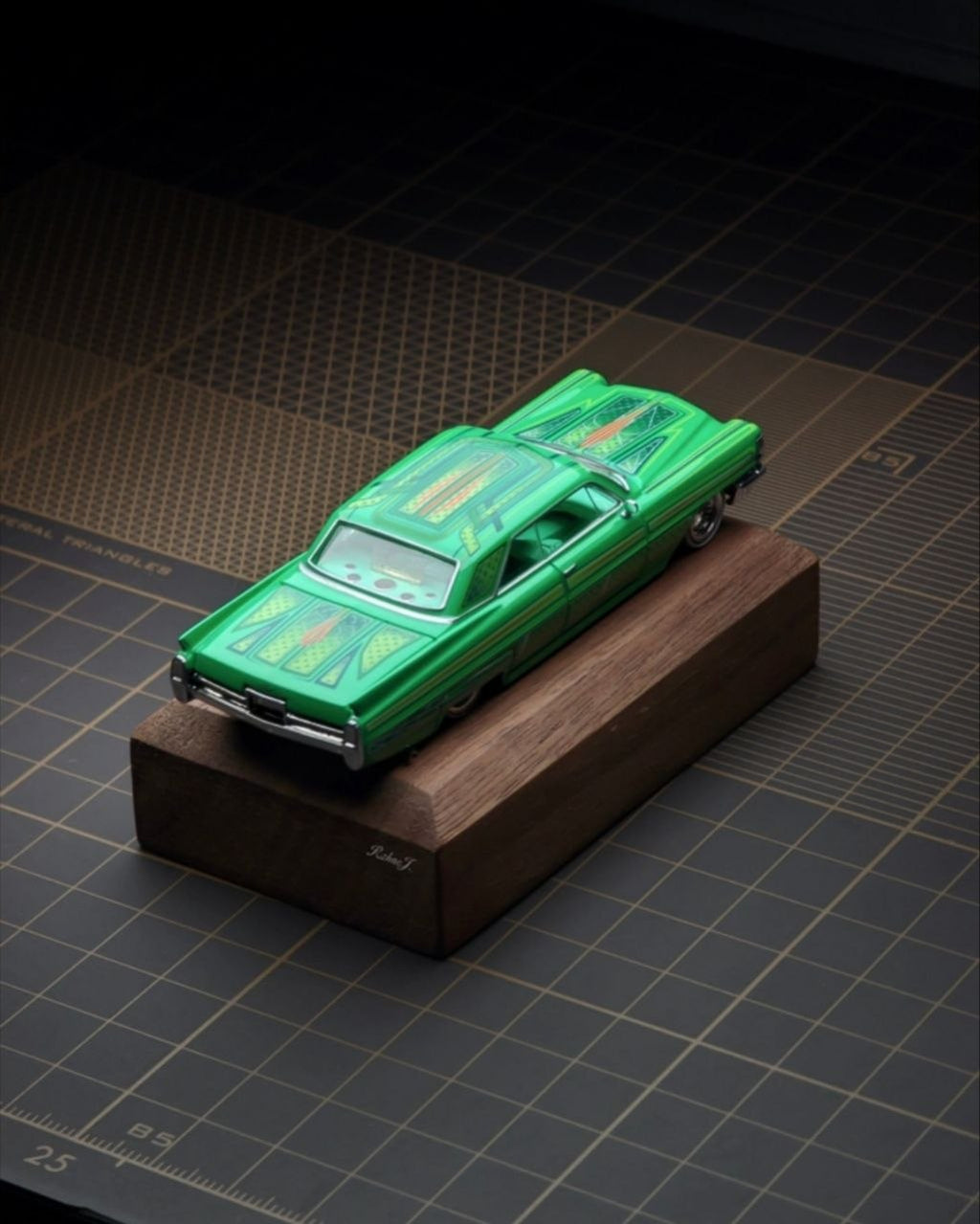 (Coming Soon) 97M 1/64 1964 Cadillac Coupe DeVille Lowrider - Green