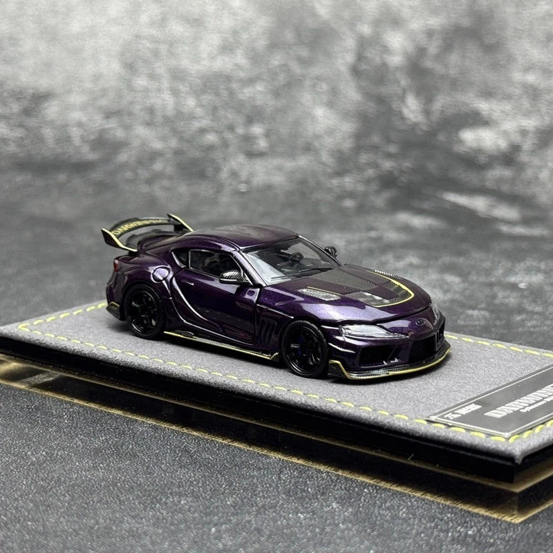 (Coming Soon) TOPART 1/64 Toyota Official Authorization Supra A90 (Darwin Pro Widebody Version) - Purple