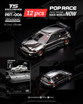 (Pre-Order) 12 Pcs (11 Regular & 1 Chase) POPRACE x TS Exclusives 1/64 PANDEM EG6 SILVER CHROME **DEADLINE July 10th 2026**