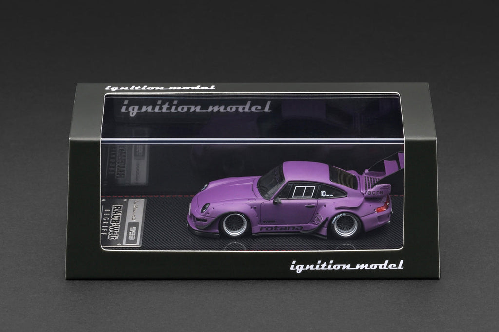 (Coming Soon) IGNITIONMODEL 1:64 Porsche RWB 993 Matte Purple