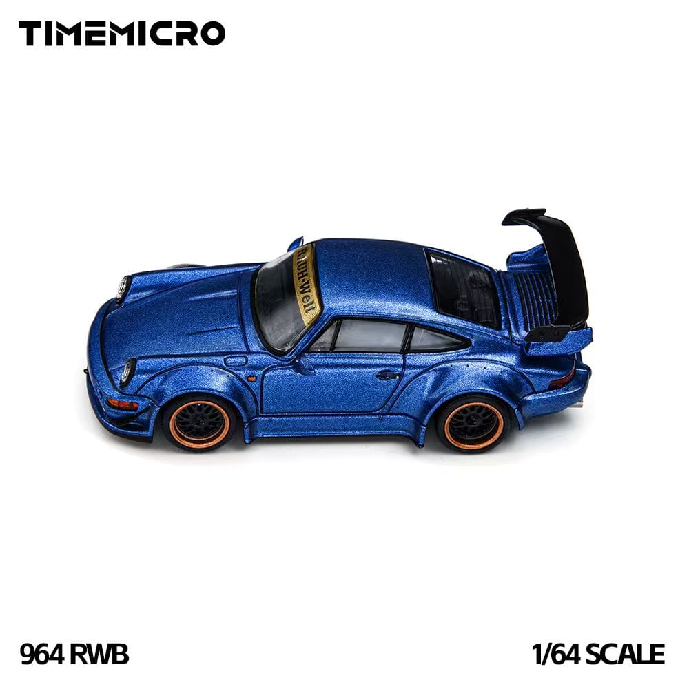 (Coming Soon) TIMEMICRO × PSC RWB 964 Navy Blue Diecast Model