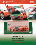 (Coming Soon) SPARK 1/64 Mazda 787 B No.55 Winner Le Mans 24H 1991 V. Weidler - J. Herbert - B. Gachot