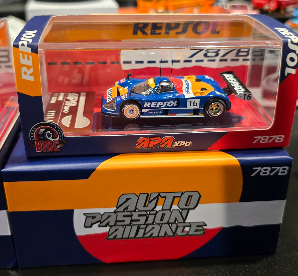 BMC Models x APA XPO 1:64 Scale Repsol Mazda 787B Blue Limited Edition CHASE + Normal - 2pcs set