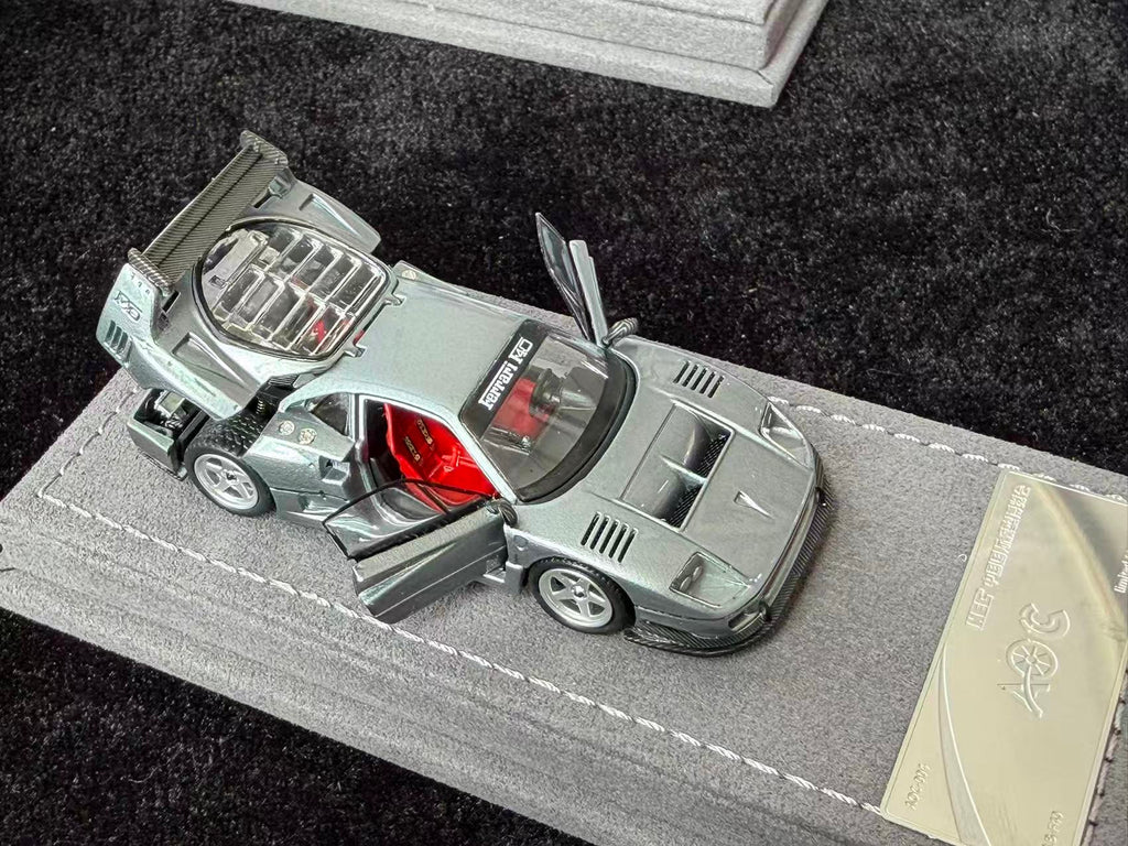 (Coming Soon) AOC 1/64 F40 Diecast Model - Silver