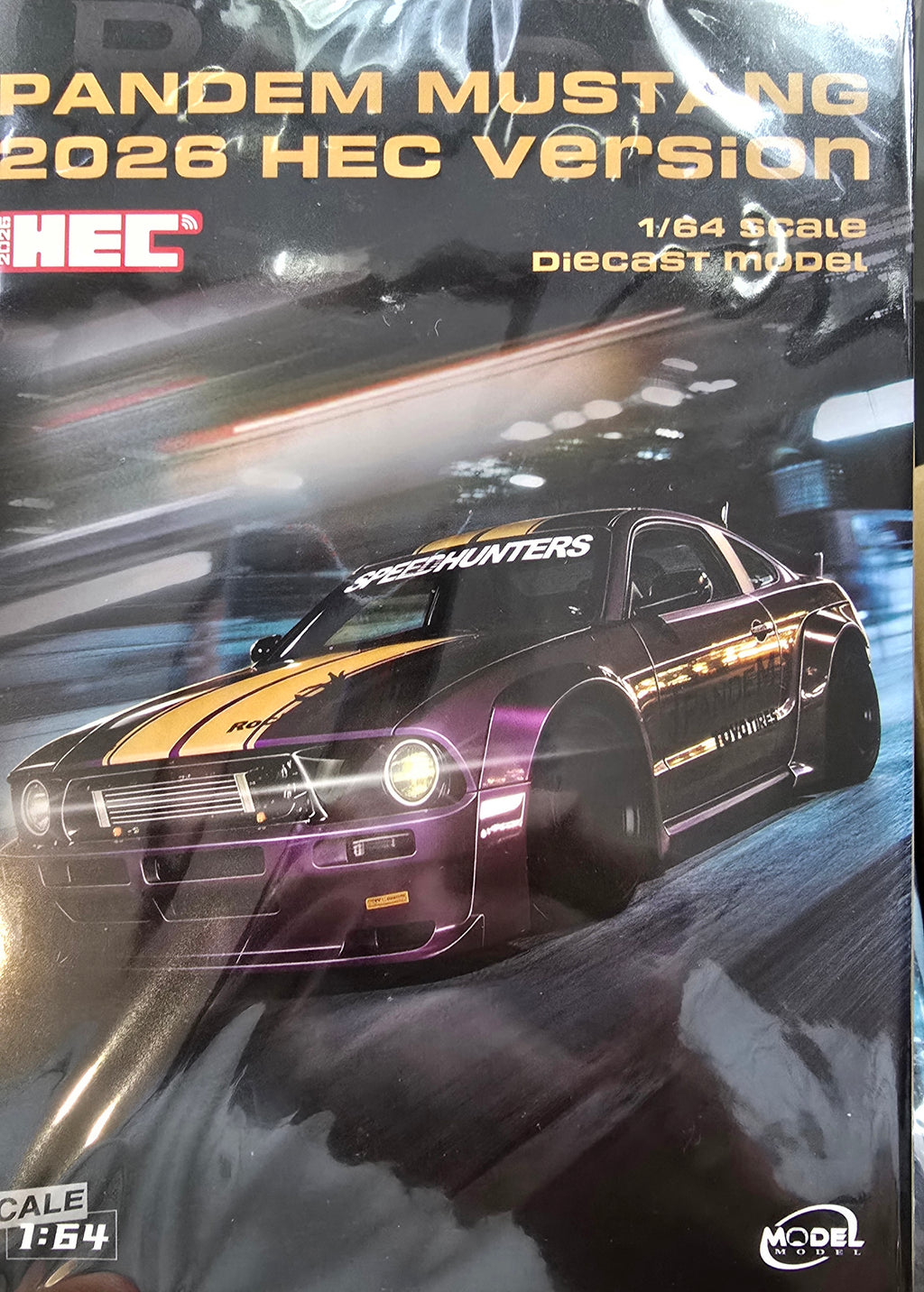 MODELMODEL 1:64 MUSTANG HEC 2026 Beijing Expo **CHASE CARS ARE RANDOMLY PACKED**