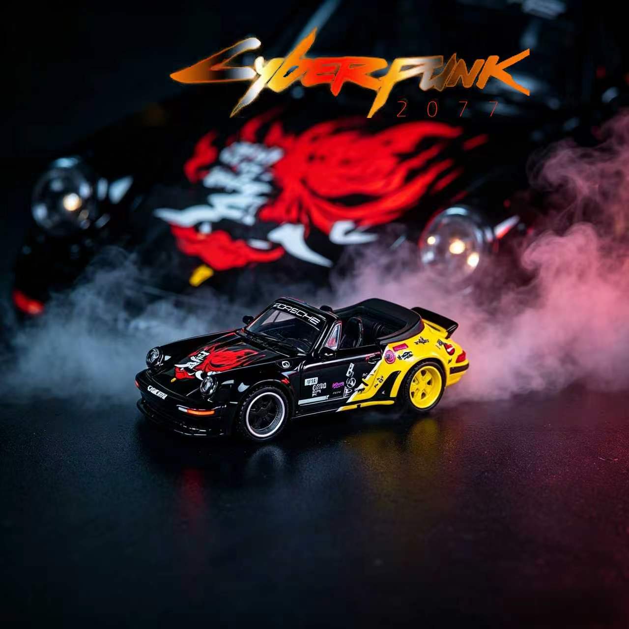 (Pre-Order) RHINOMODEL 1:64 Porsche 911 Turbo Cabriolet (930) Diecast Model **DEADLINE: June 25th, 2026**