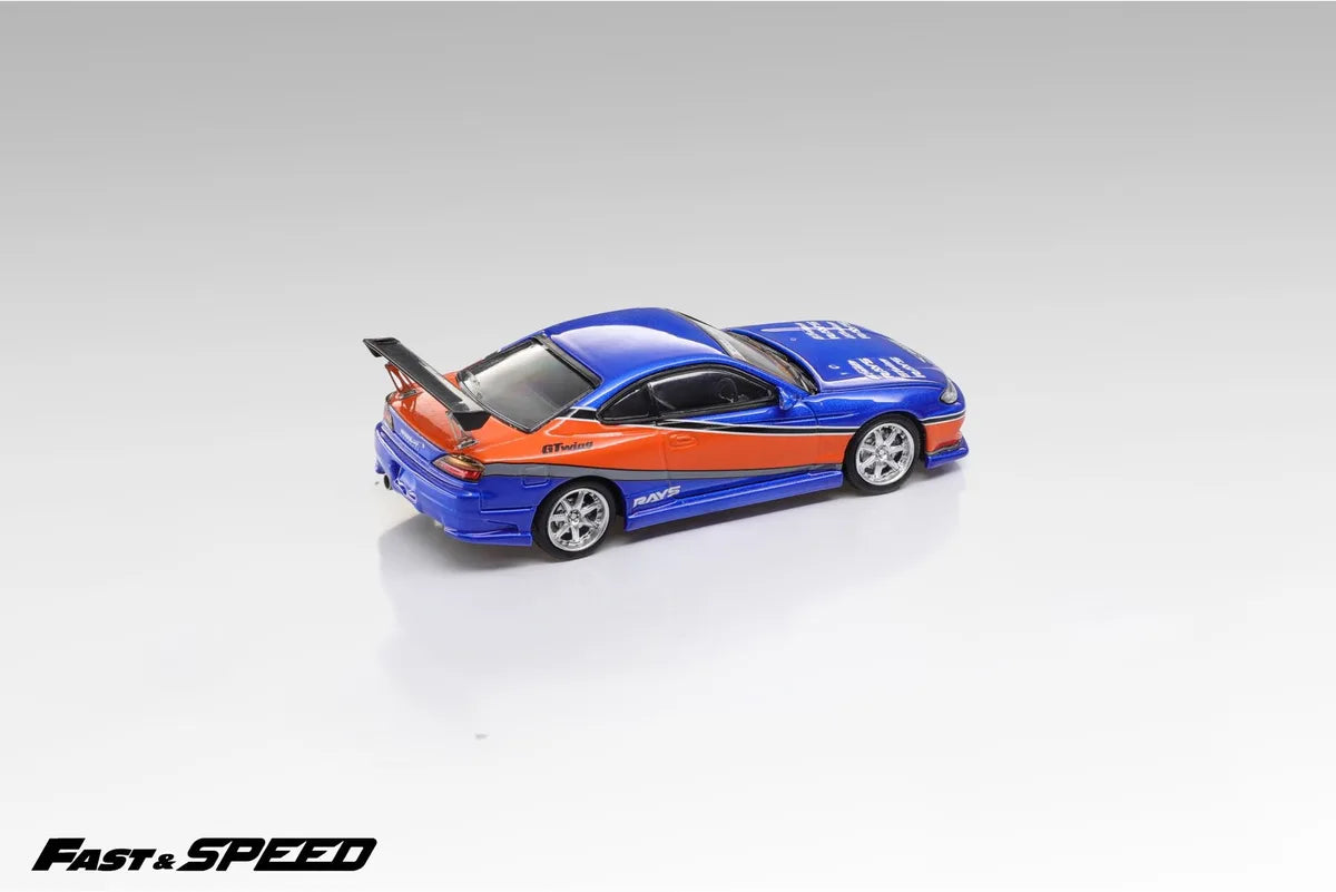 (Coming Soon) FASTSPEED 1:64 Silvia S15 "Mona Lisa" FNF Orange-Blue Livery
