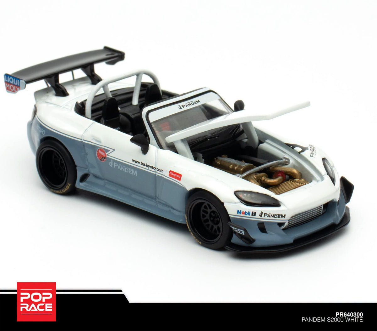 POPRACE 1/64 PANDEM S2000 WHITE