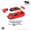 (Coming Soon) TRENDSHOBBY 1/64 Porsche 911 GT1 1998 - Red
